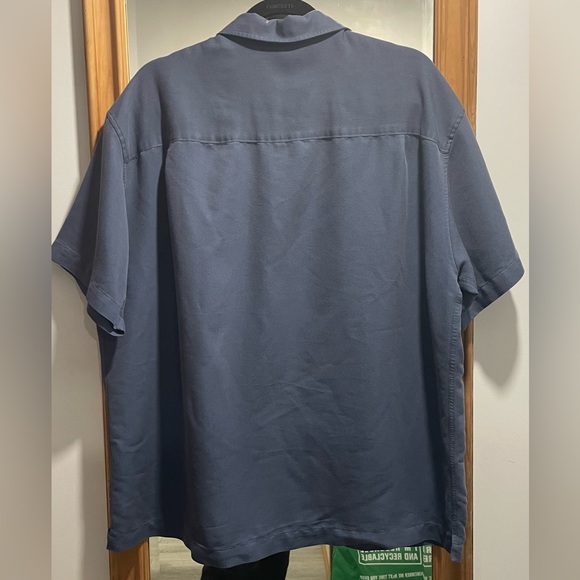Box short-sleeve shirt in wash blue - Picture 2 of 5